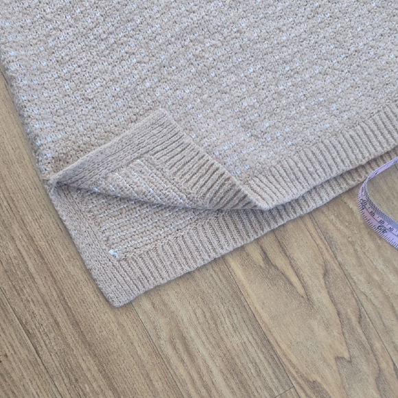 Lands' End‎ Classic Tan Cowl Neck Sweater - Picture 8 of 9